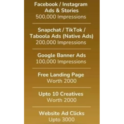 GOLD DIGITAL MARKETING PACKAGE